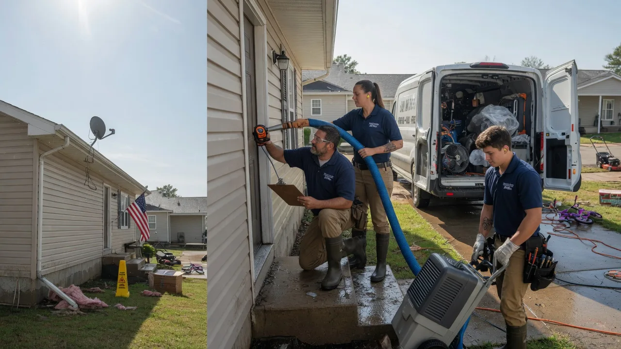 Ceiling Water Damage Restoration in Eagle Springs, NC near me